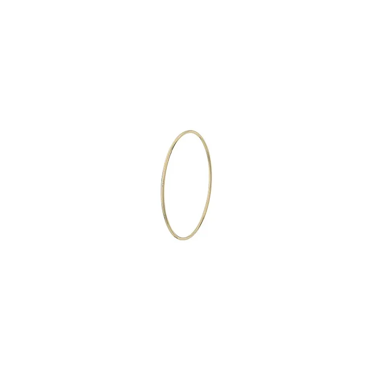 2 mm massiv BNH armring i 14 karat gull