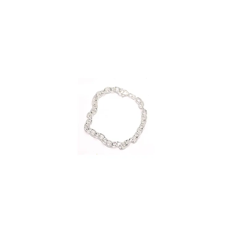 BNH Anker rund armbånd i sølv 18,5 cm x 6,0 mm
