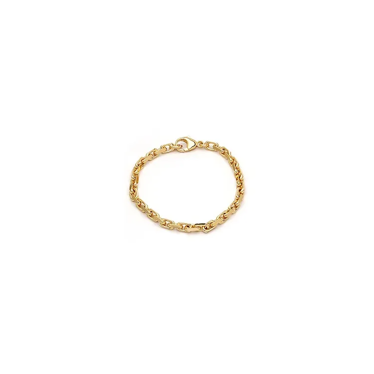 BNH Anker facet armbånd i 14 karat gull 23 cm x 5,0 mm