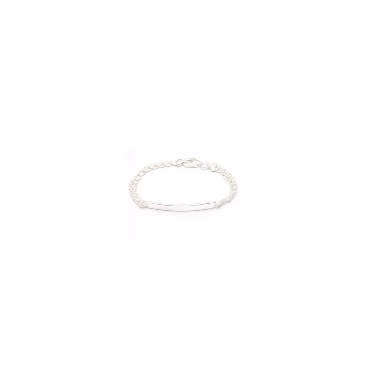 BNH Bismark armbånd i sølv 14 cm x 3,5 mm