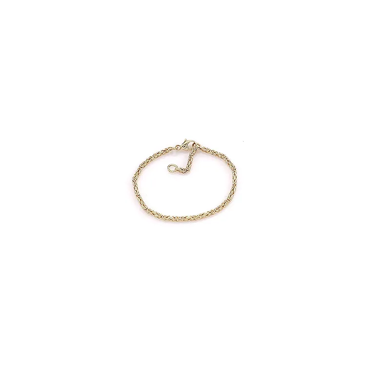 BNH ankelkjede i 14 karat gull 24-26 cm x 1,8 mm