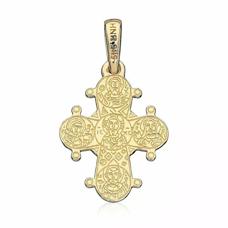 13 x 15 mm gull dagmarkors i 14 karat gull - Amoré