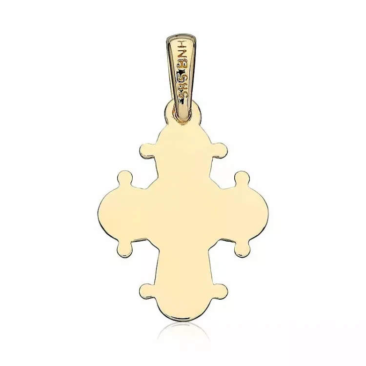 13 x 15 mm gull dagmarkors i 14 karat gull - Amoré