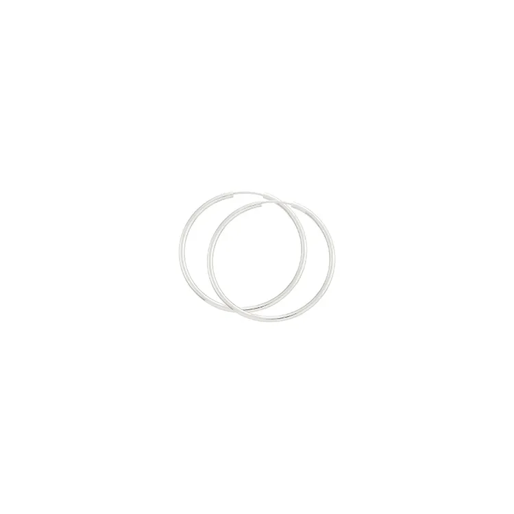 40 mm BNH sølv creol i sølv