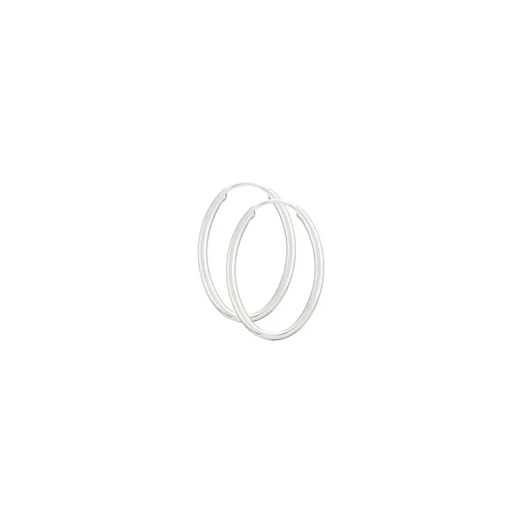 28 mm BNH ovale creol i sølv
