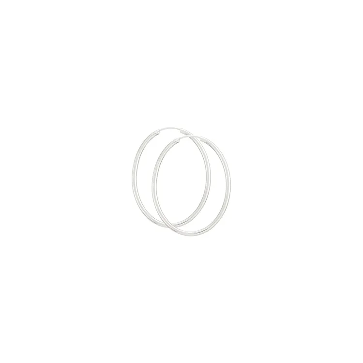 40 mm BNH ovale creol i sølv