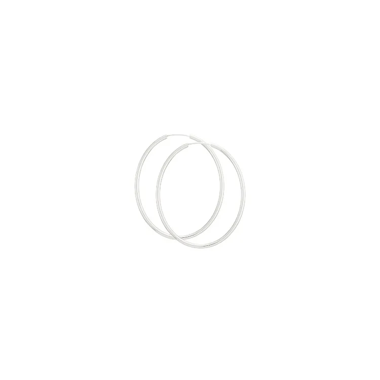 50 mm BNH ovale creol i sølv