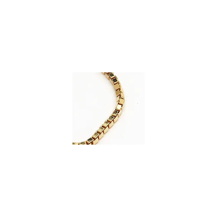 veneziahalskjede i forgylt sølv 45 cm x 1,2 mm