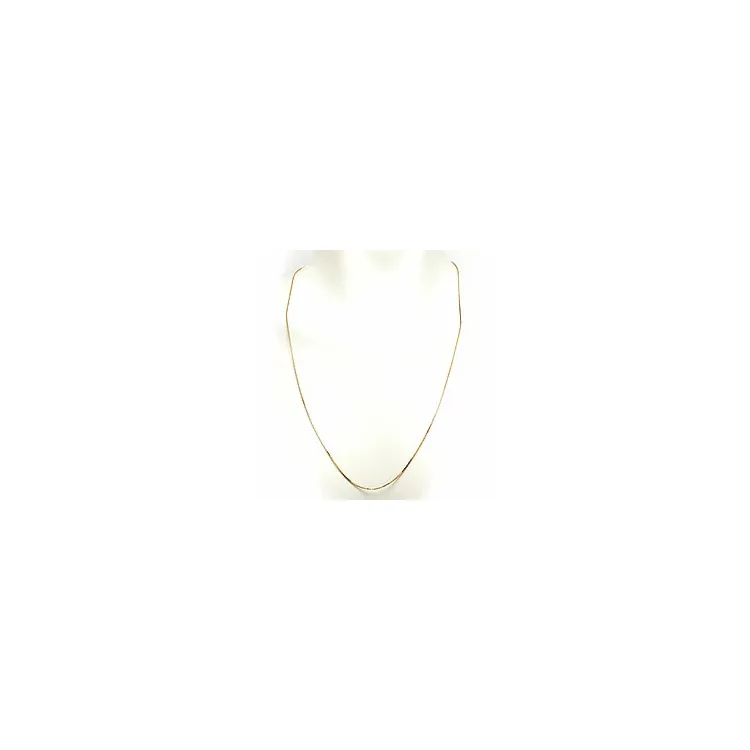 Langt veneziahalskjede i forgylt sølv 70 cm x 1,2 mm