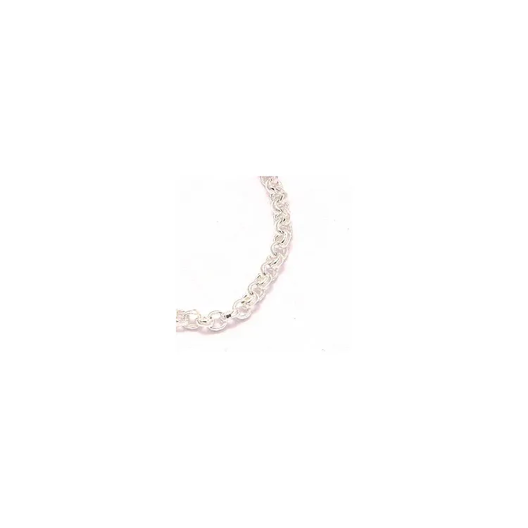 Elegant ertehalskjede i sølv 60 cm x 1,2 mm