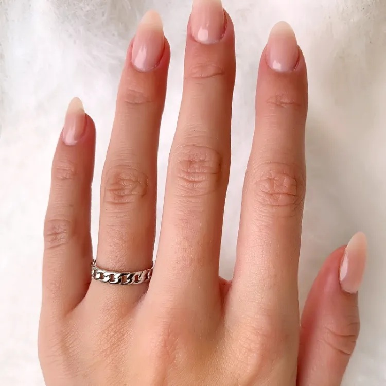 panzer ring i sølv