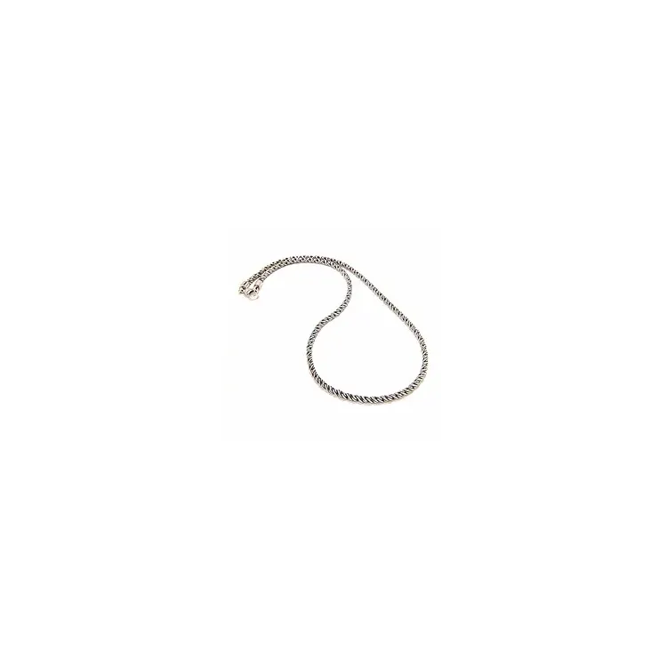 Halskjede i oksidert sterlingsølv 45 cm x 2,03 mm