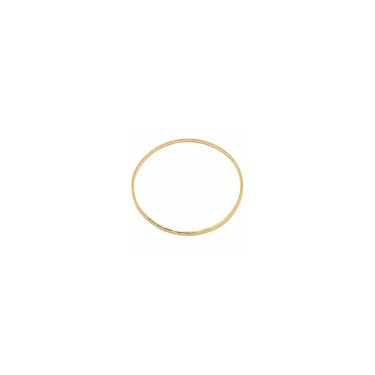 armbånd i forgylt sølv 65 mm x 65 mm x 2,0 mm