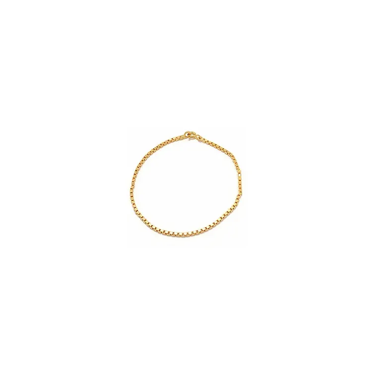 Veneziaarmbånd i forgylt sølv  x 1,8 mm