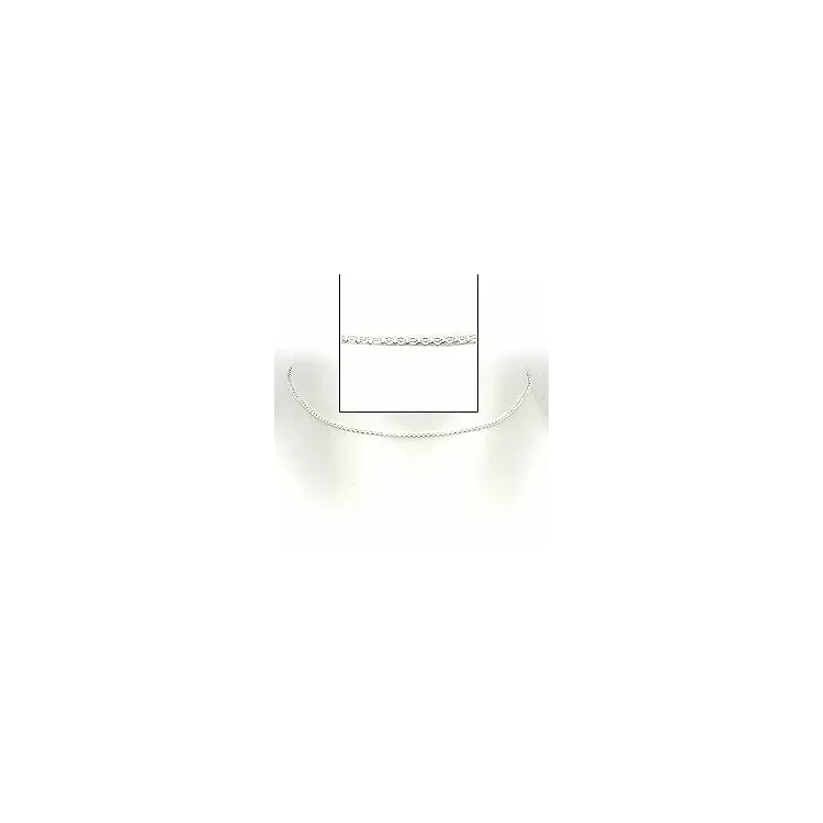 Halskjede i sølv 34 cm x 1,2 mm