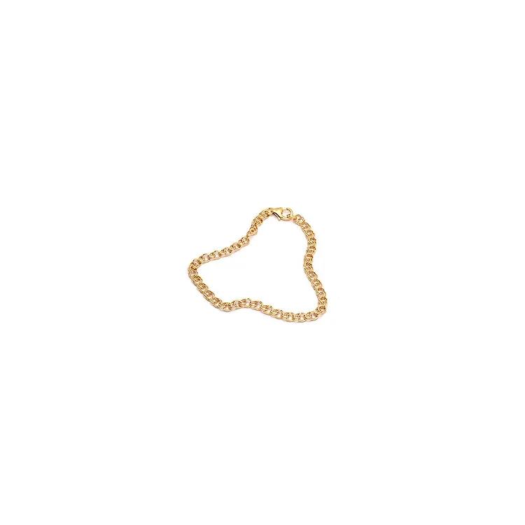 Ekte armbånd i forgylt sølv x 3,8 mm