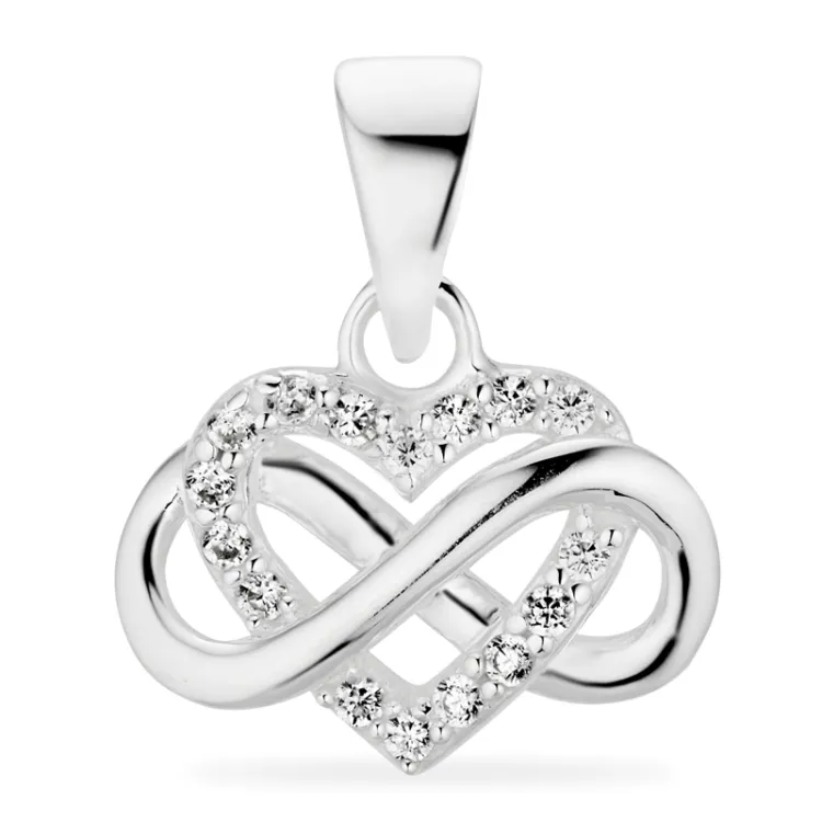 infinity zirkon anheng i sølv