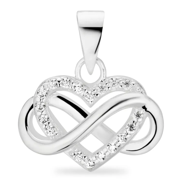 infinity zirkon anheng i sølv