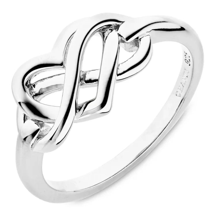 infinity ring i sølv - Amoré