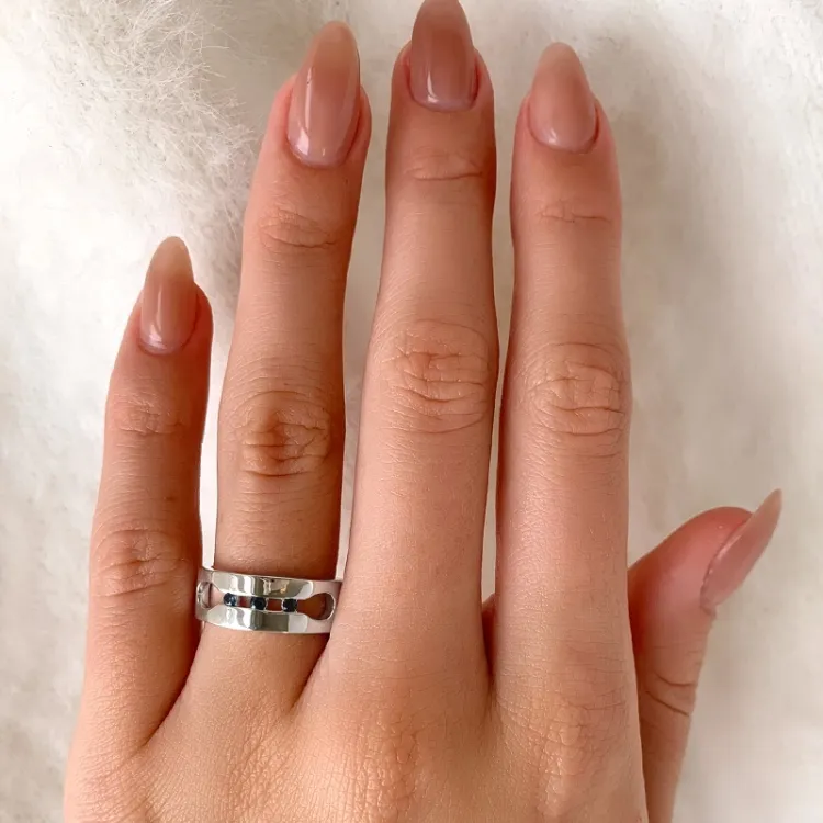Sølv ring i sølv