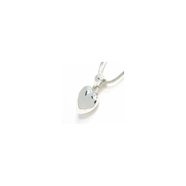20 x 16 mm hjerteanheng i sølv