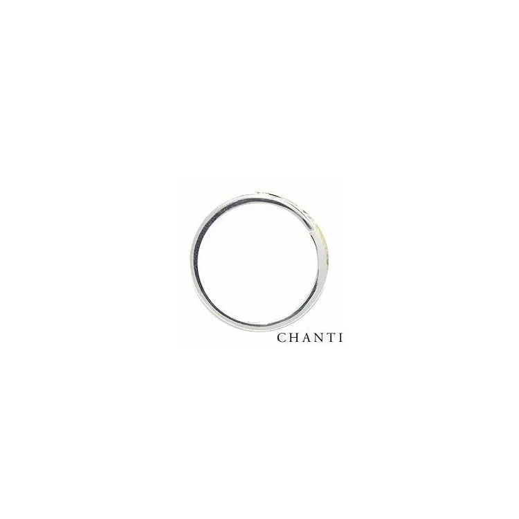 zirkon ring i sølv med 8 karat