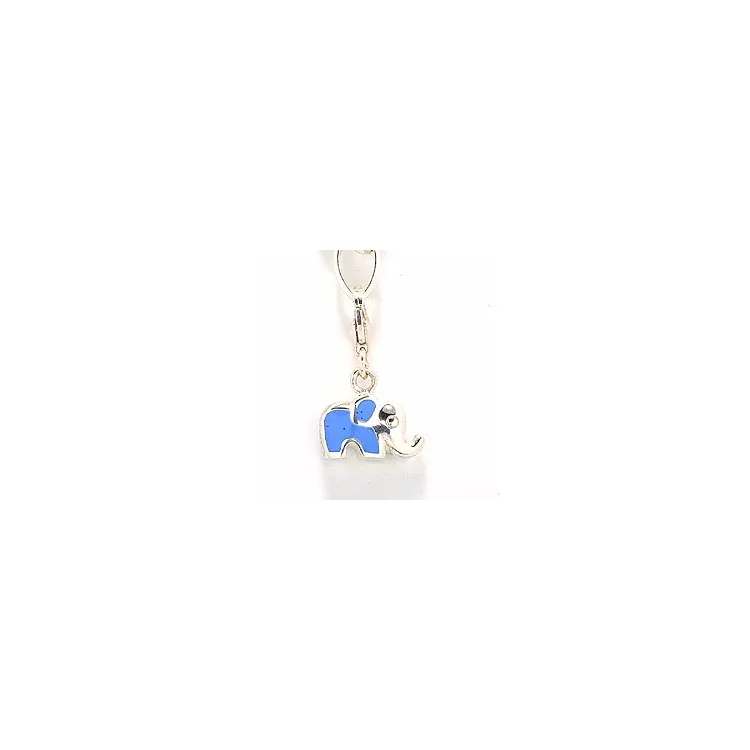 elefant charm i sølv 
