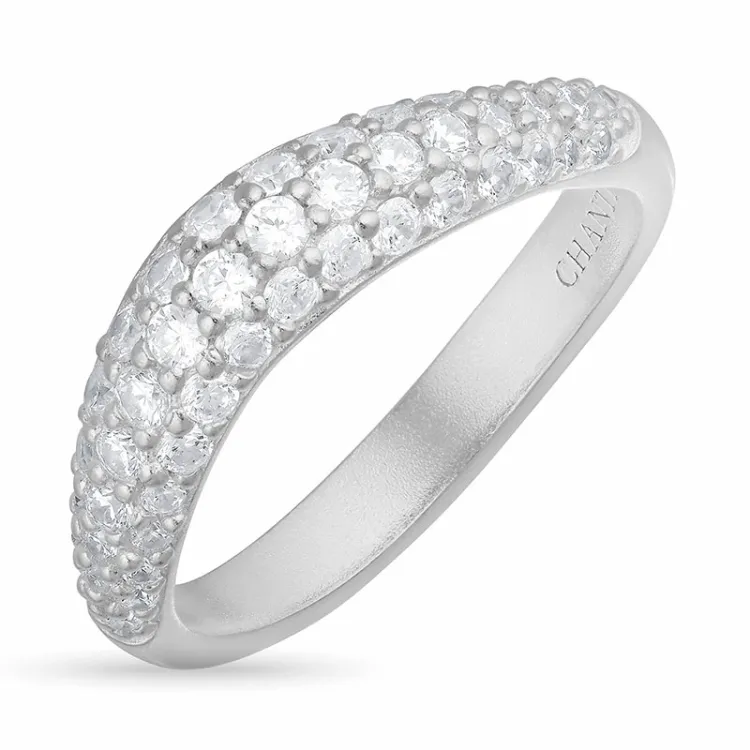 zirkon ring i sølv - Lumé Illume