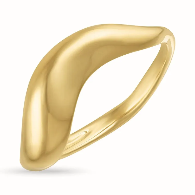ring i forgylt sølv - Lumé Essence