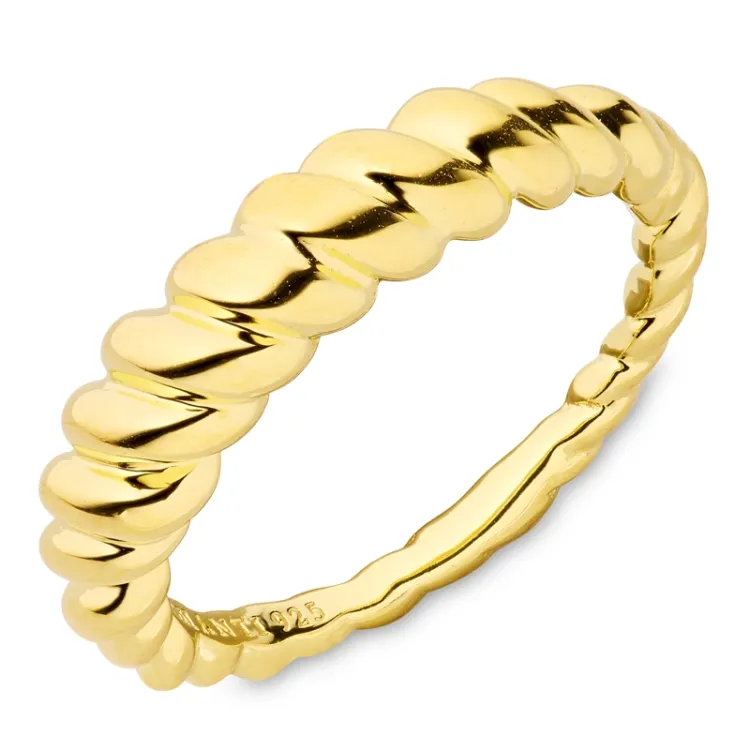 ring i forgylt sølv - Lumé Essence