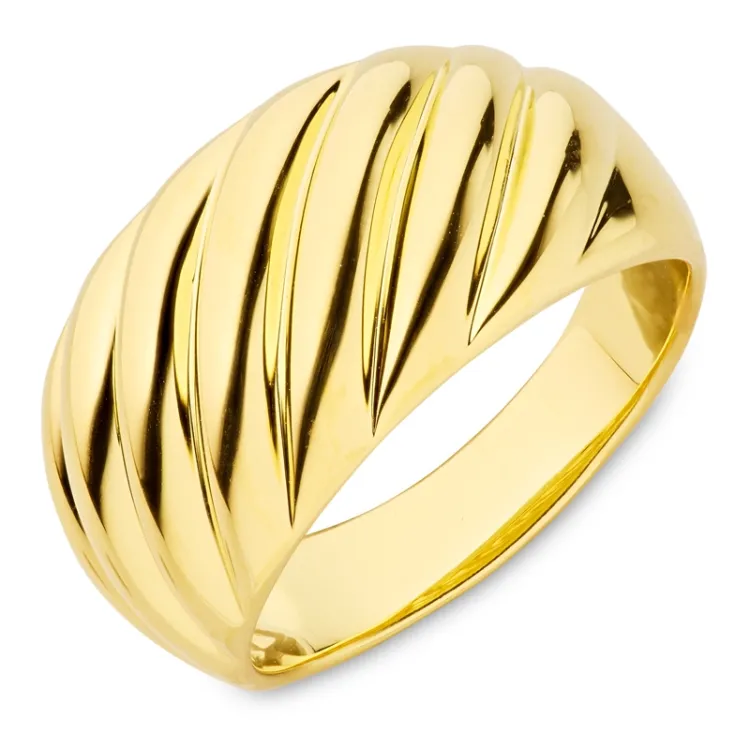 ring i forgylt sølv - Lumé Essence