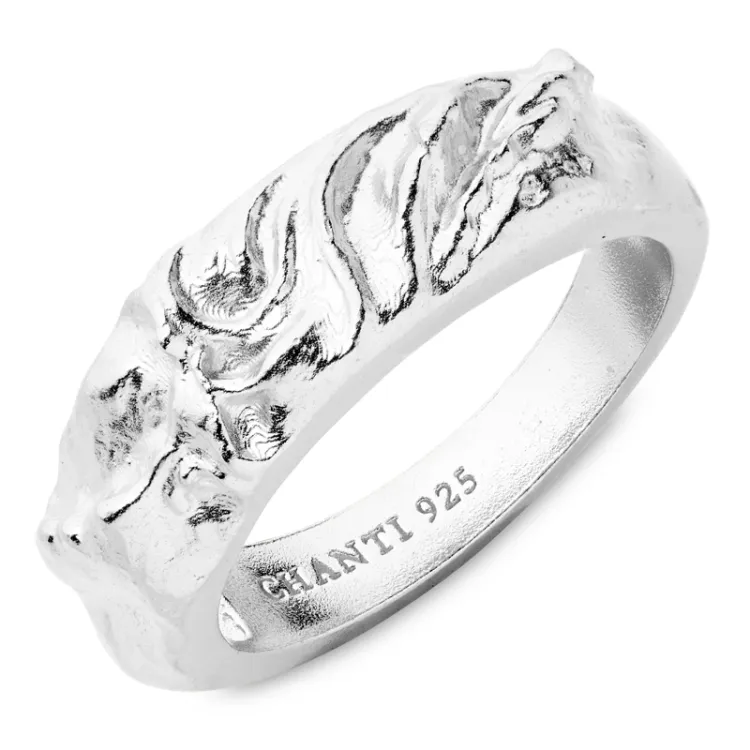 ring i sølv - Lumé Etched