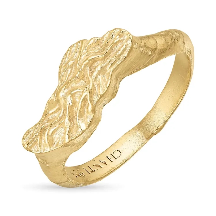 ring i forgylt messing - Eliné