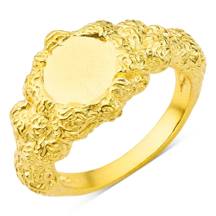 ring i forgylt messing - Eliné