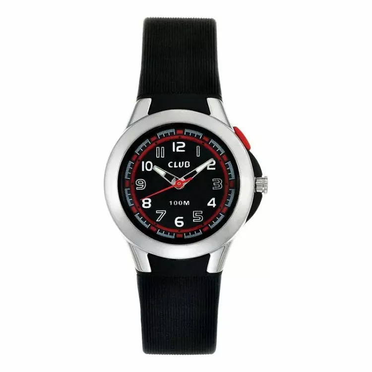 svart Club time kolleksjonsprøve barneklokke A47111S5A