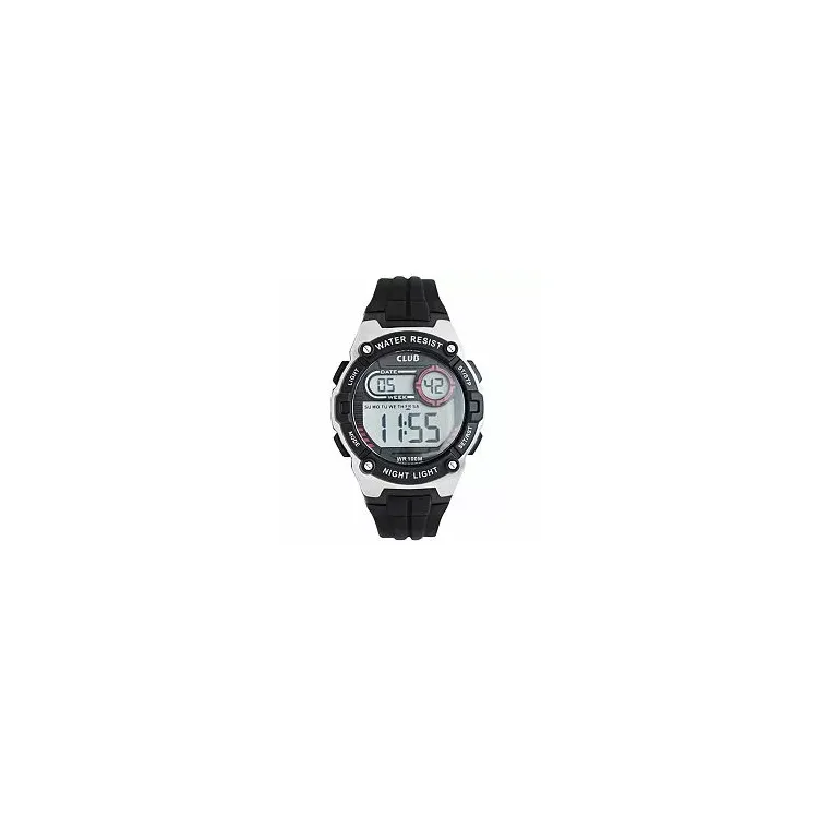 svart Club time barneklokke A47113S5E