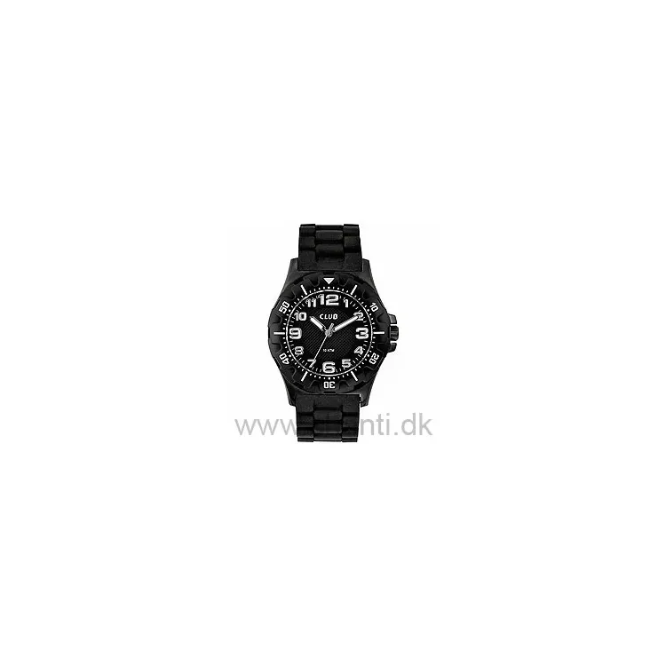 svart Club time barneklokke A65178SS5A