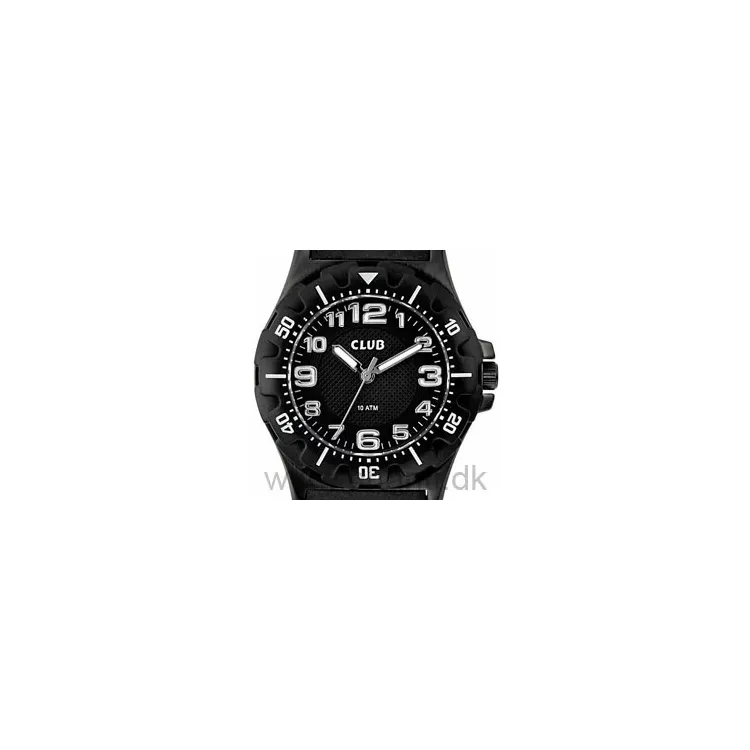 svart Club time barneklokke A65178SS5A