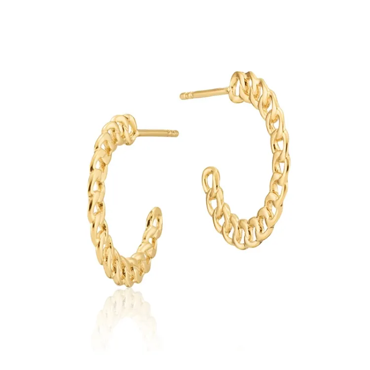 20 mm Izabel Camille x Sofie Schwartz creol i forgylt sølv