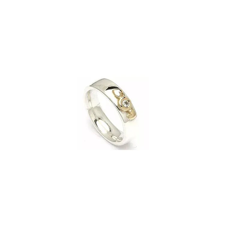 kolleksjonsprøve zirkon ring i sølv