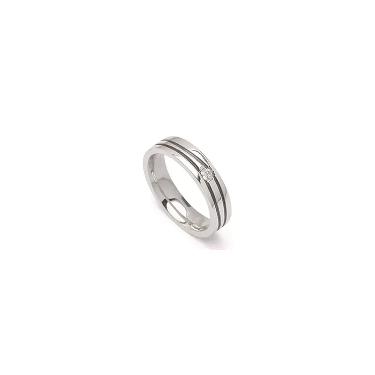 kolleksjonsprøve zirkon ring i sølv