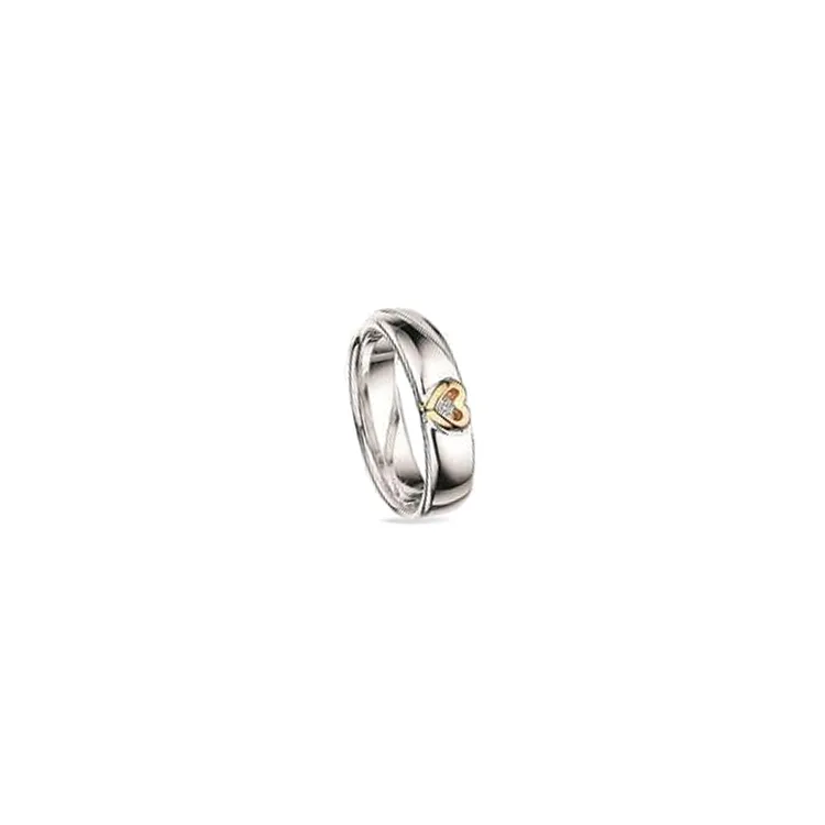 kolleksjonsprøve diamant ring i sølv og alm. gull