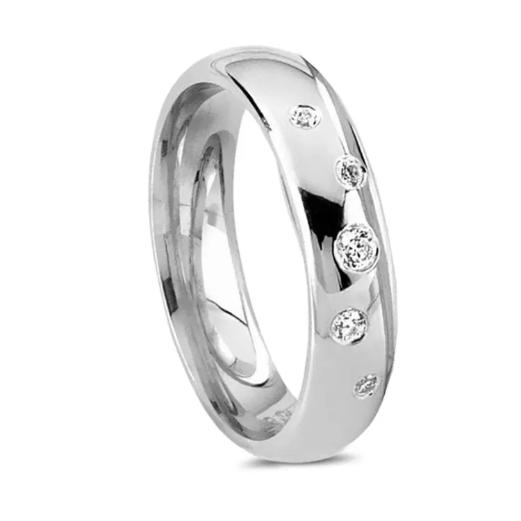 kolleksjonsprøve zirkon ring i sølv