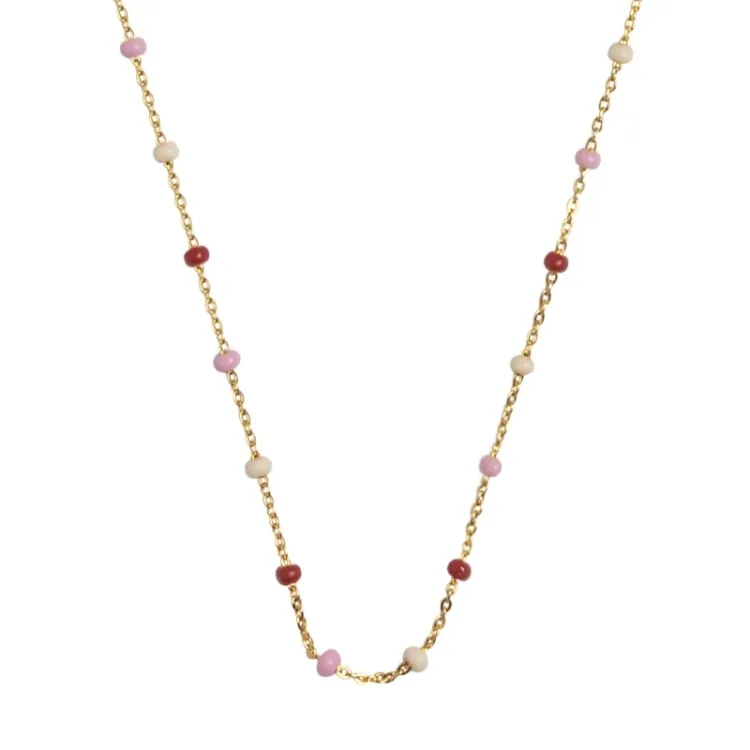 Enamel Lola Rosie halskjede i forgylt sølv