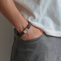 Nordahl andersen brune armbånd i lær