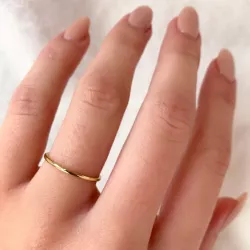 Simple Rings ring i forgylt sølv
