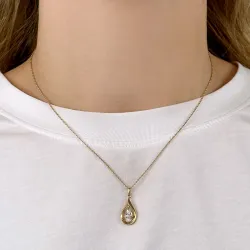 dråpe anheng i 9 karat gull - Gold Collection