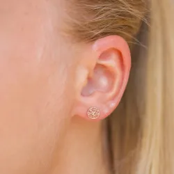 6,5 mm livets tre ørestikker i 9 karat gull - Gold Collection