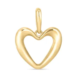 hjerte anheng i 9 karat gull - Gold Collection