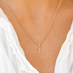 bokstav i anheng i 9 karat gull - My Letter